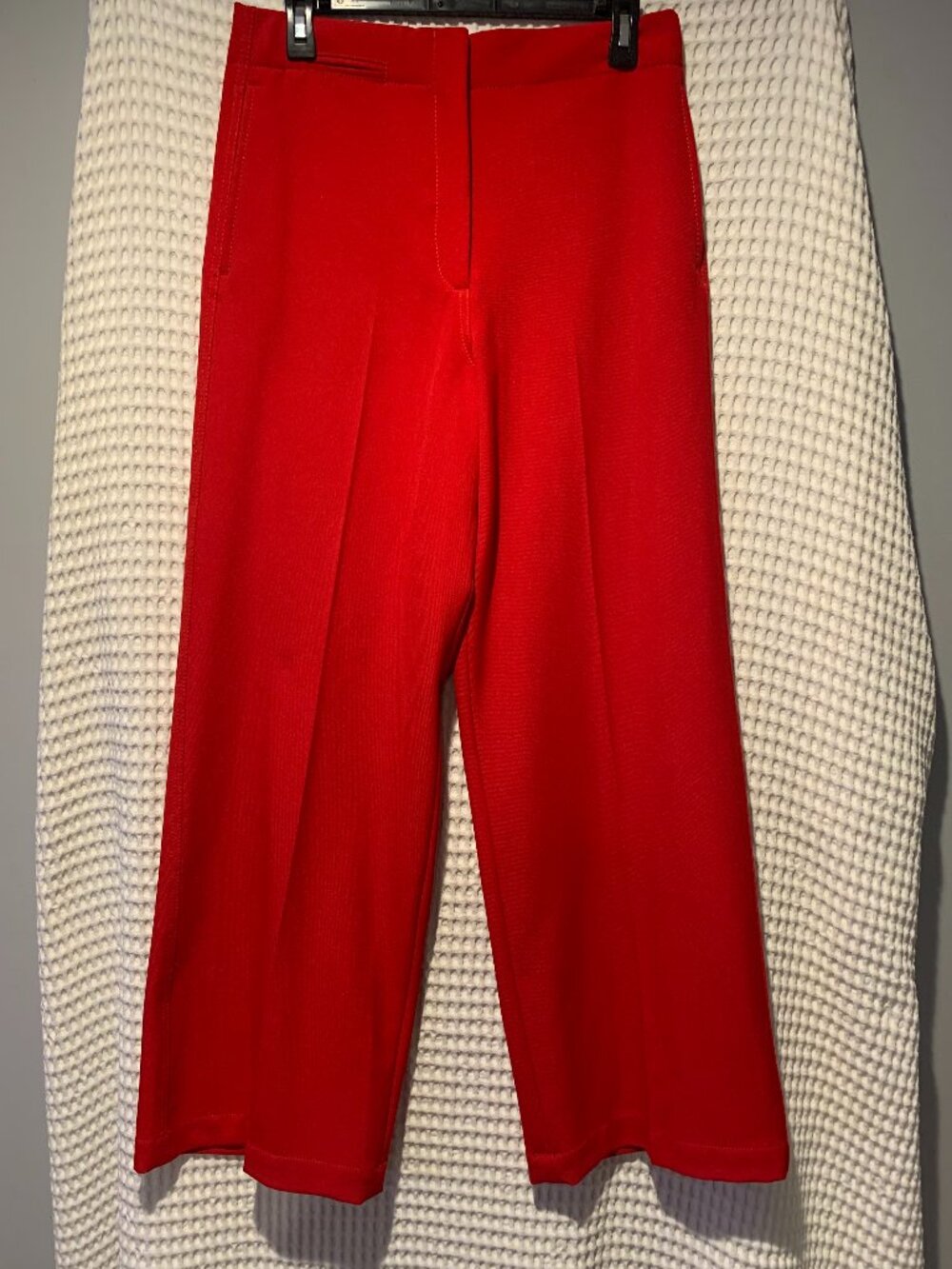 NEW Zara Ladies Red Wide Leg Pants